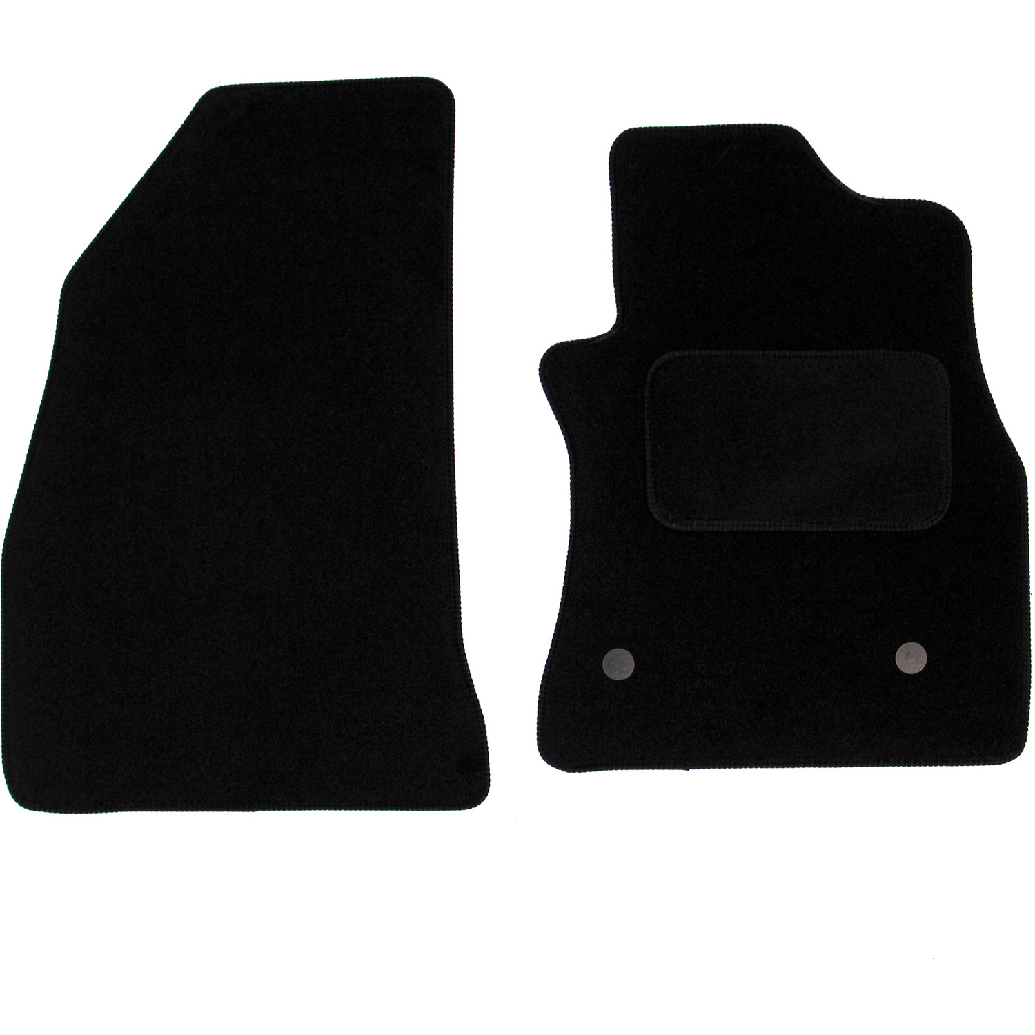 Fiat Doblo Vauxhall Combo D Tailored Carpet Van Mats 2010 on Floor Set - Black