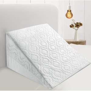Bed Wedge Pillow Orthopedic Back Support Cushion Memory Foam