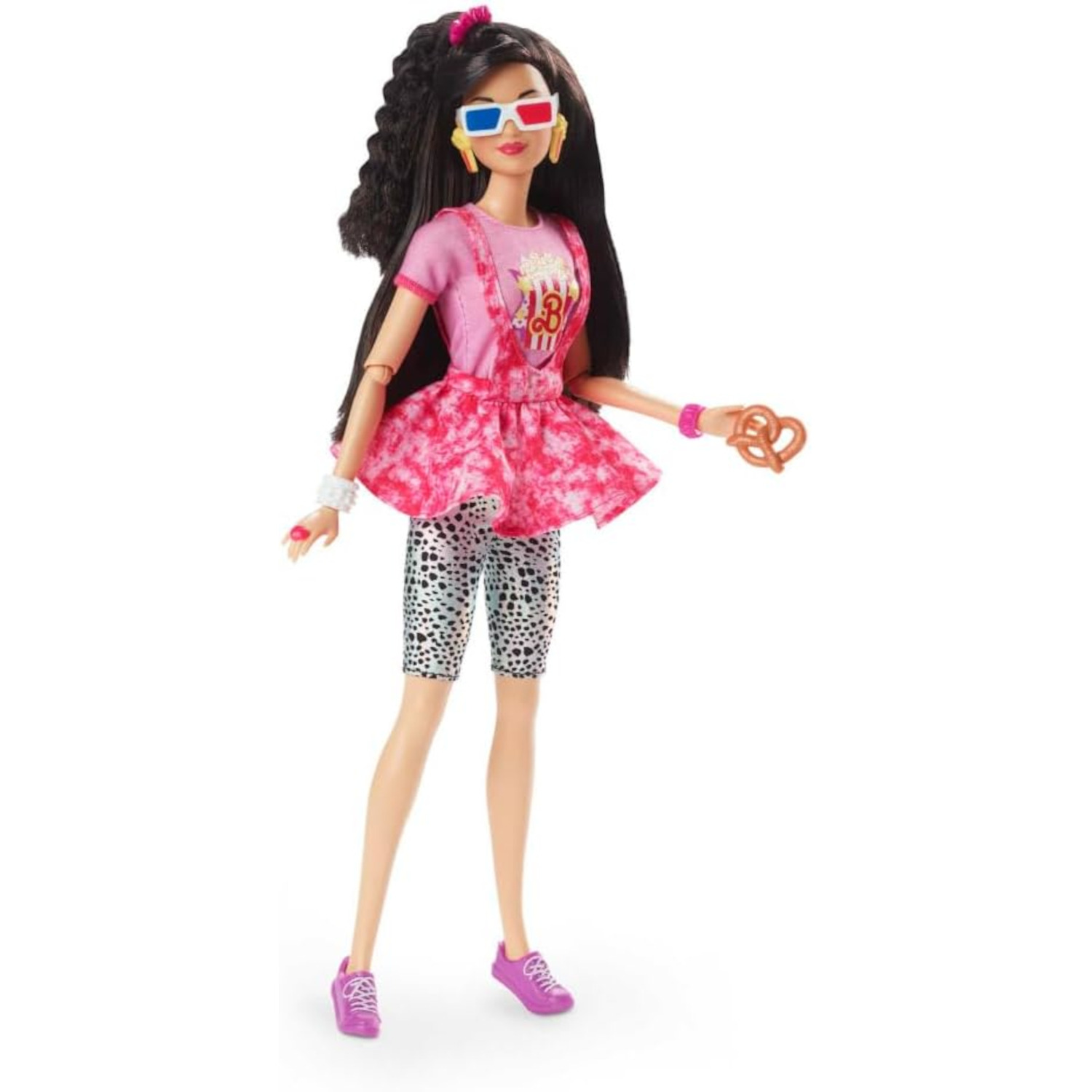 Image of Barbie Rewind 80s Edition Inspired Movie Night Doll - Pink