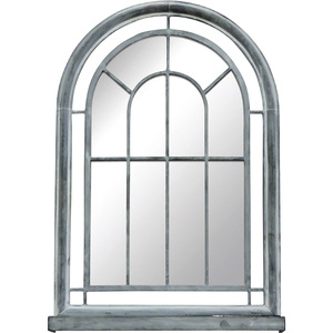 Garden Premium Grey Arched Glass Mirror Suitable For Indoor Use