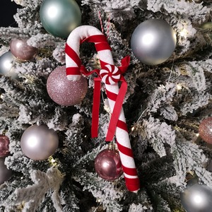 Candy Stripe Hanging Christmas Candy Cane Decoration