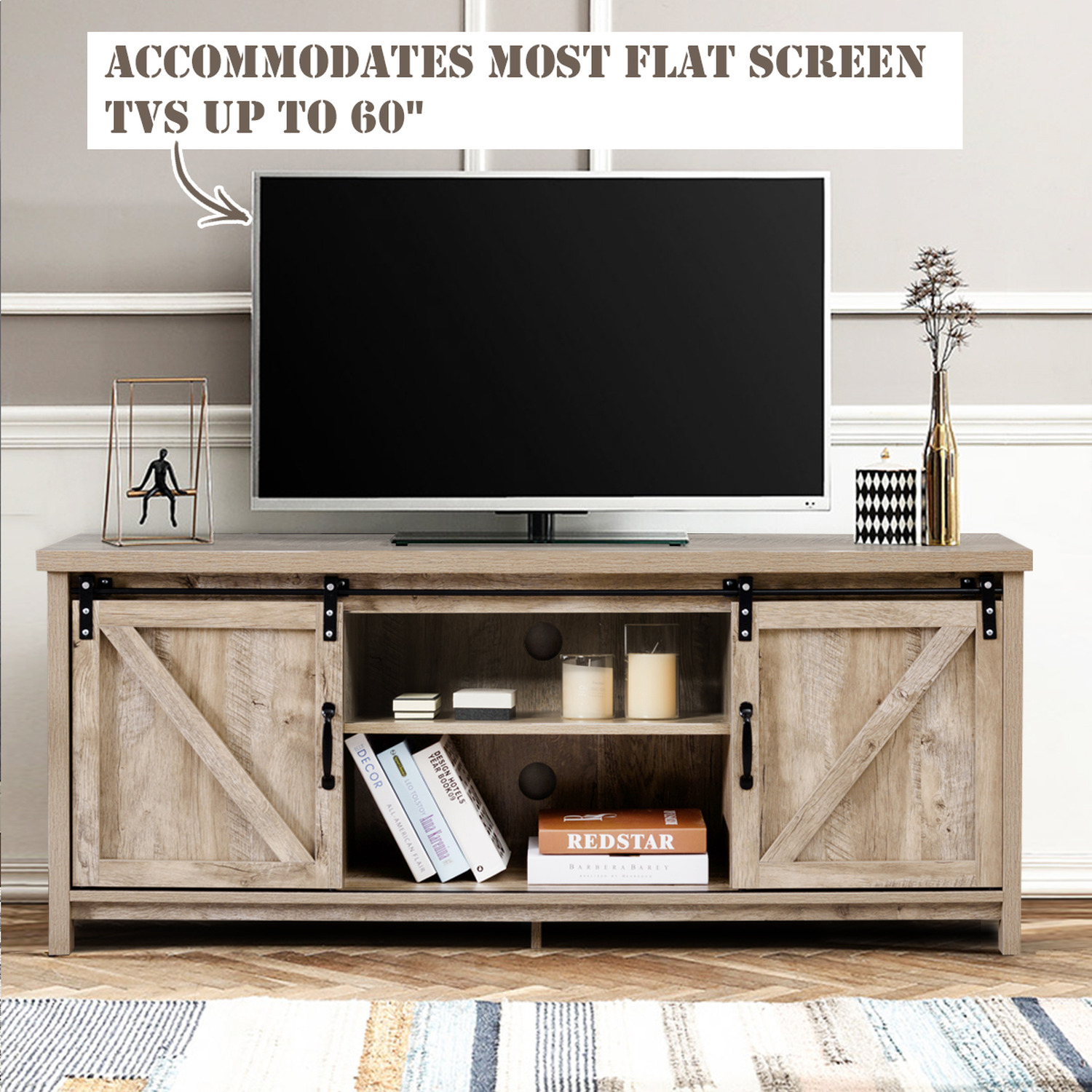 Tv Stand For 60 Television - Grey