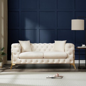 Panther Sofa Chesterfield Design Velvet Fabric