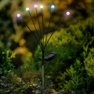 Multicoloured Berry Solar Stake Light Decorative Garden Path light 66cm