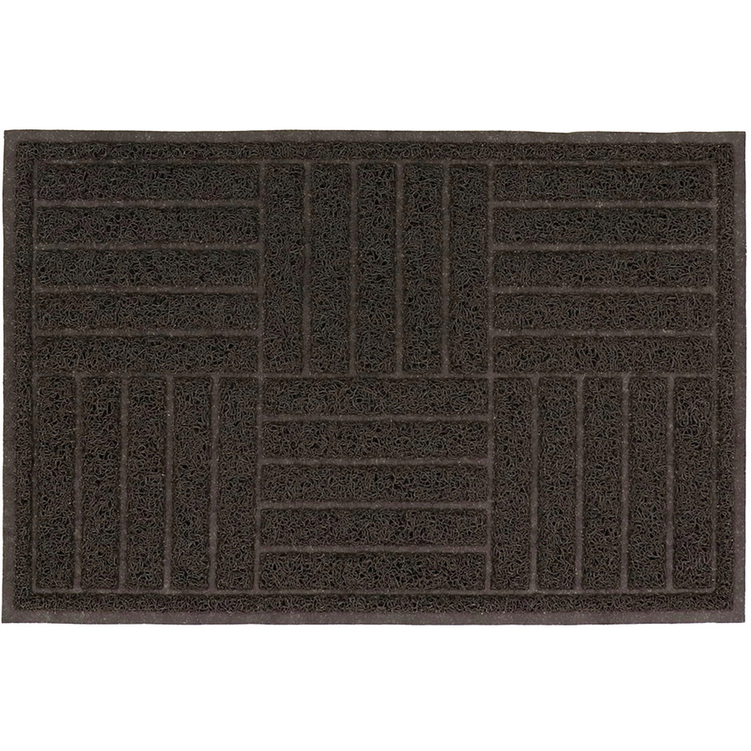 Jvl Mud Grabber Scraper Doormat - Square - Brown