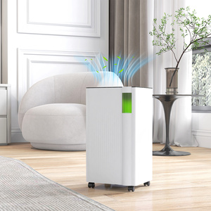 HOMCOM 12L per Day Dehumidifier with Auto Defrost Time