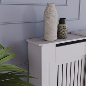 White / 204cm Chelsea Radiator Cover shot 8338416