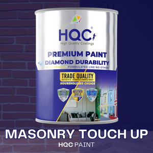 HQC Masonry Touch Up Paint - Repair Paint for Brick, Concrete, and Pebbledash