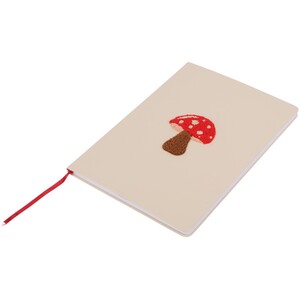 Mushroom Punch Needle Notebook A4