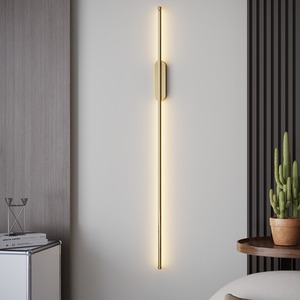 Gold Aluminium Linear LED Wall Light