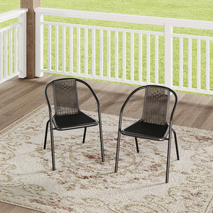 Rattan Stacking Garden Chairs