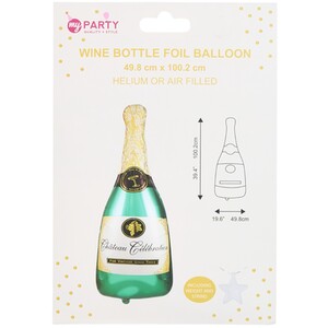 Wine Bottle Foil Balloon