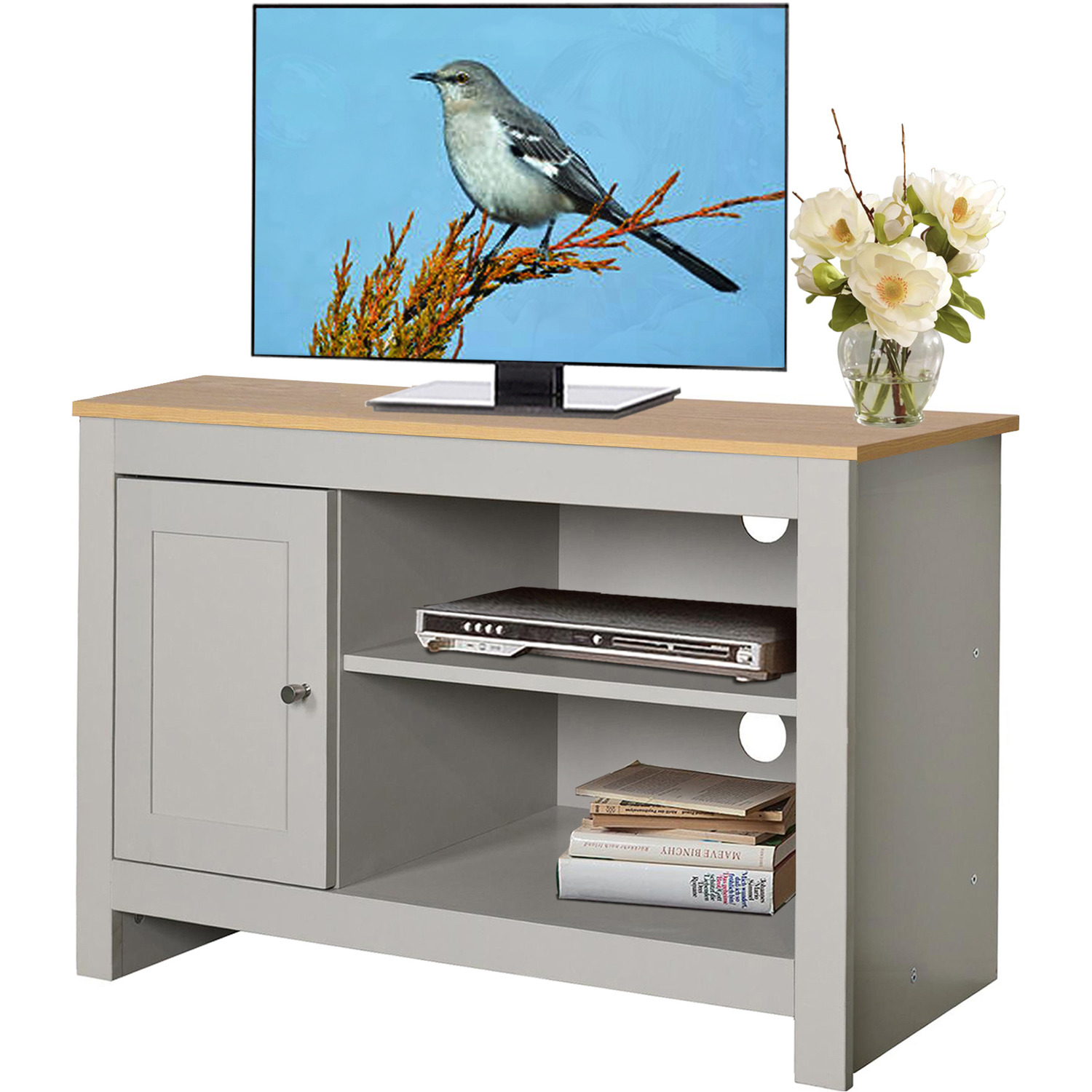Loft24 Emerald Sideboard - Grey Oak 95cm
