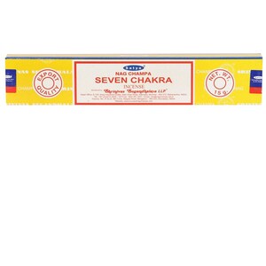 Seven Chakra Incense Sticks 12 Pack Set