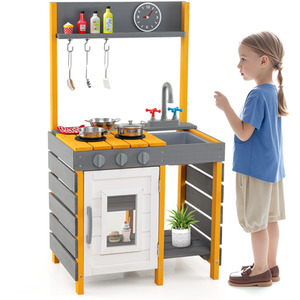 Kids Pretend Play Kitchen Toy Playset