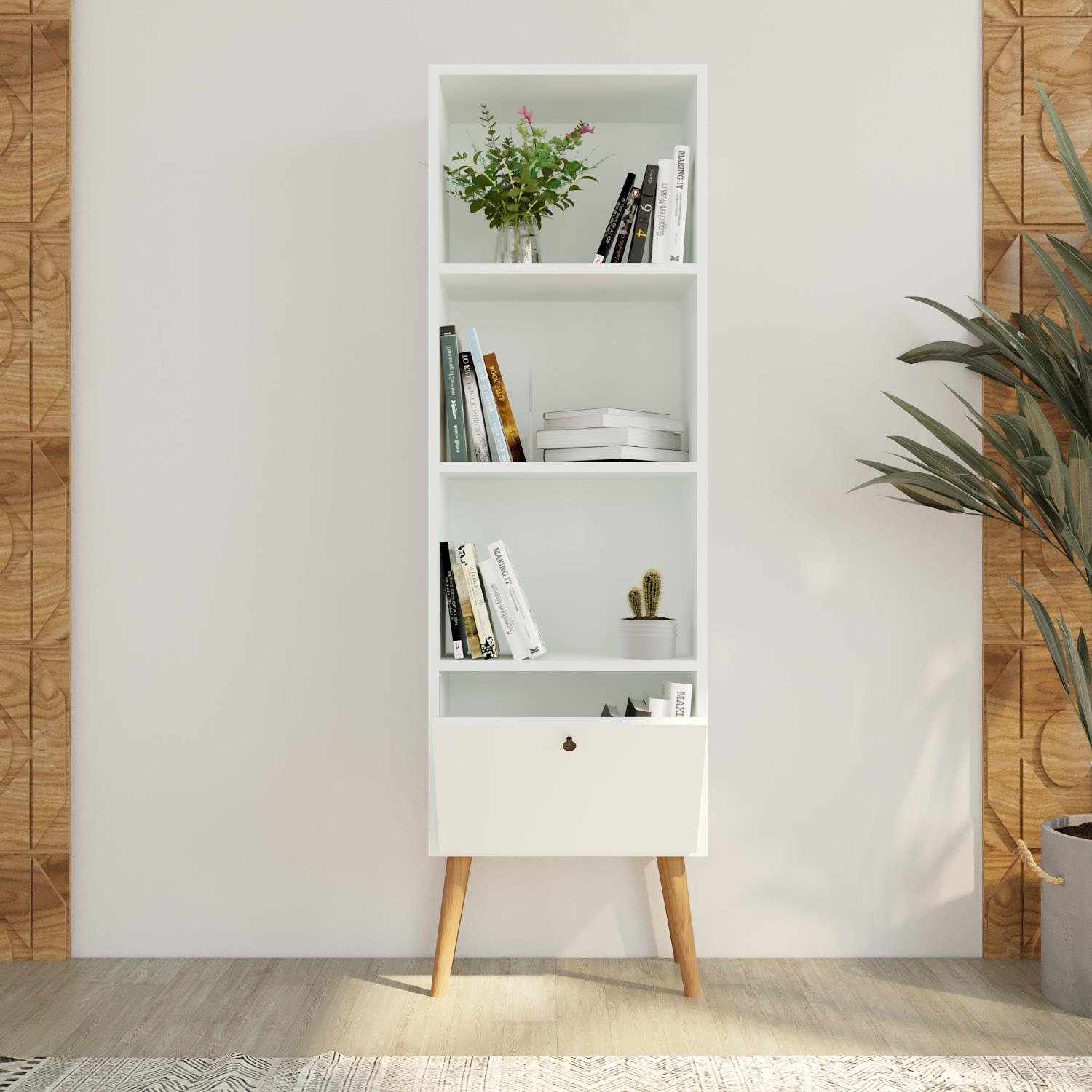 Janus Bookcase - White