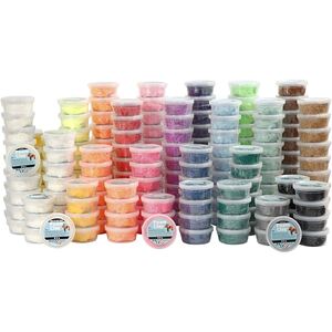Foam Clay, assorted colours, 21x10 tub