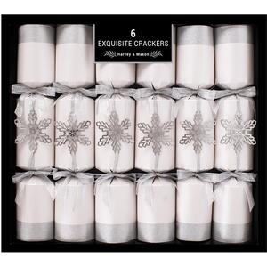 Pack of 6 Wide Barrelled Premium Christmas Crackers