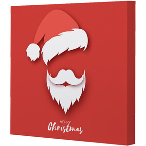 Santa Claus Hat And Beard Gallery Canvas
