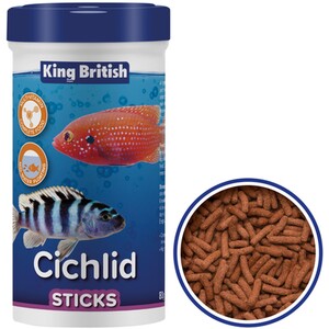 King British Cichlid Floating Stick Food