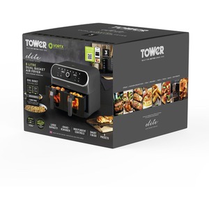 Elite 8L Dual Basket Air Fryer