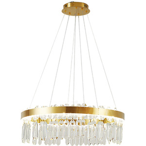 Luxurious Crystal Pendant Chandelier with Remote Control