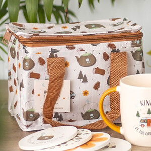 Home on the Road Camping Print Lunch Bag