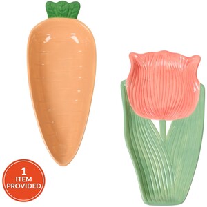 Tulip or Carrot Shape Large Plate
