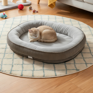 Soft Velvet Pet Sleeping Bed