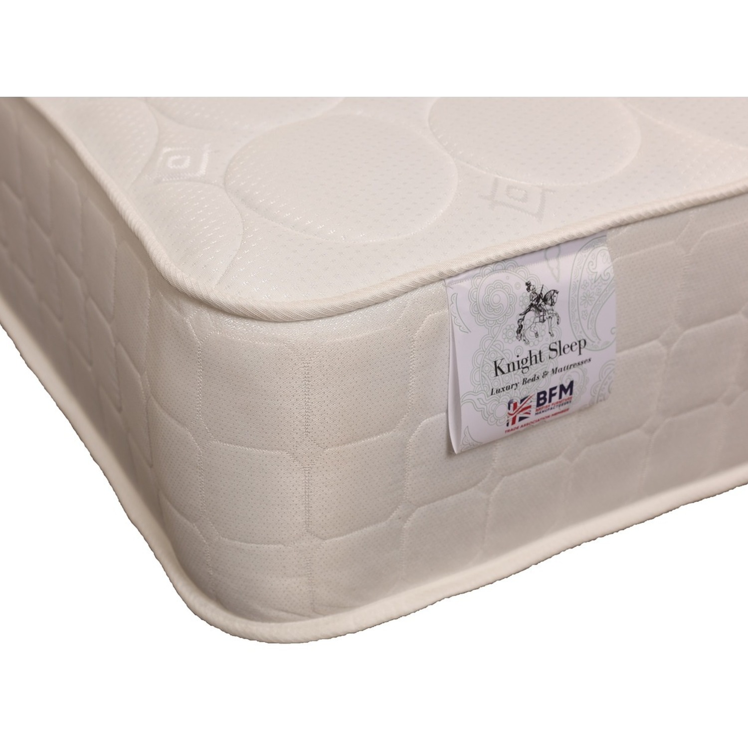 Balmoral Pocket Sprung Memory Foam Mattress - White Small Double