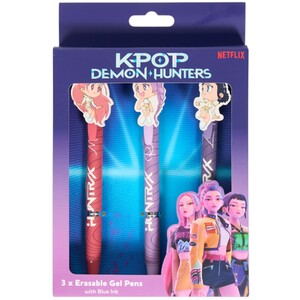Pack of 3 K-Pop Demonhunters Erasable Gel Pens