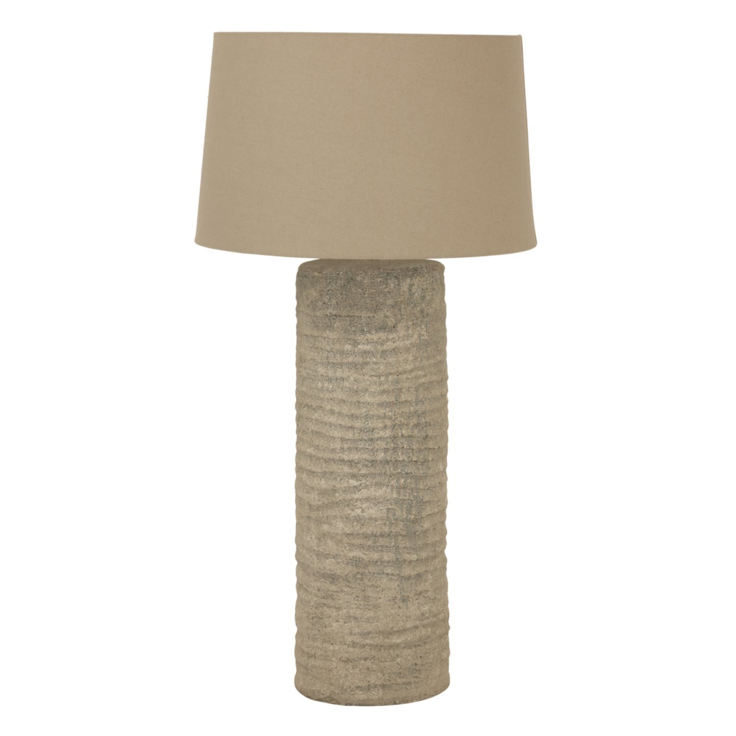 Image of Tall Tuscan Grey Ceramic Lamp for&hellip;