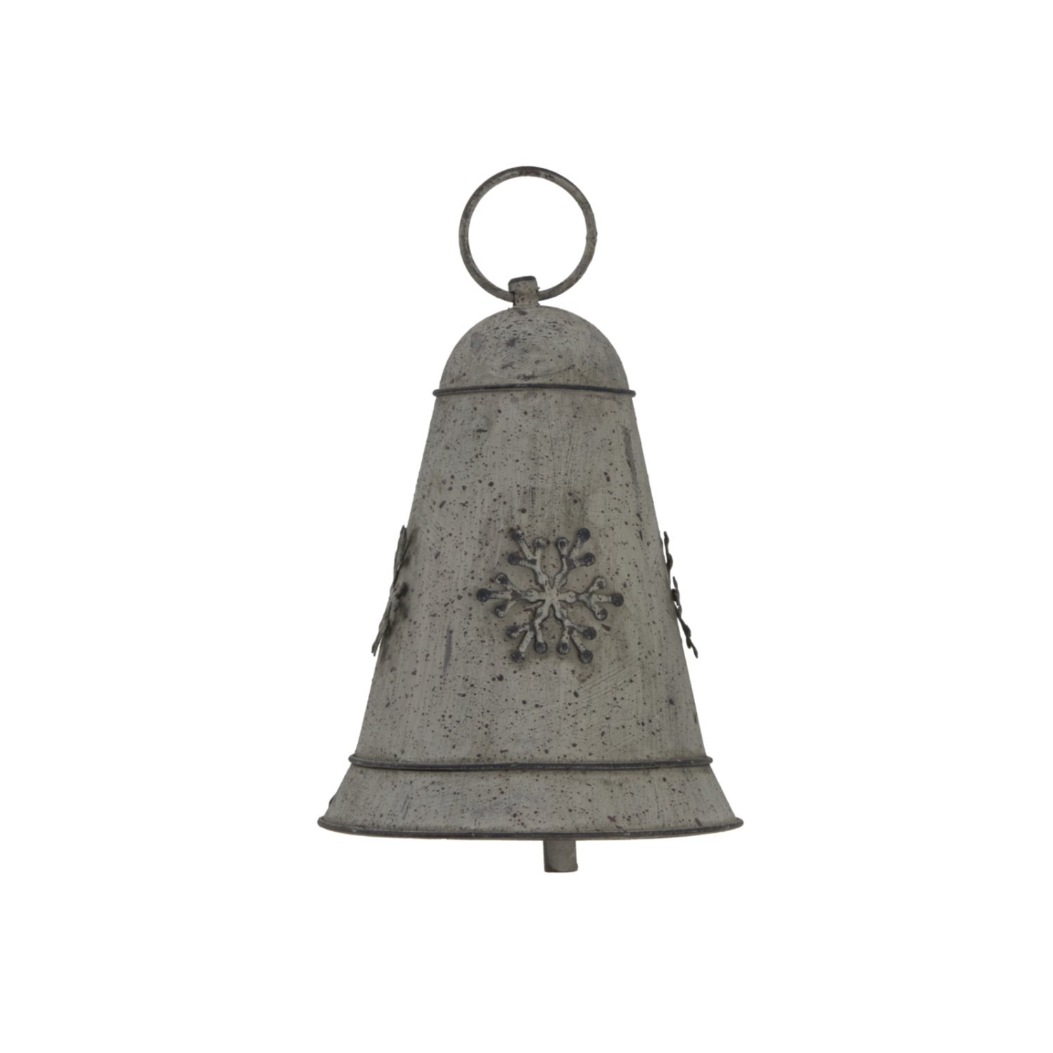Image of Rustic Metal Snowflake Hanging Bell for&hellip;