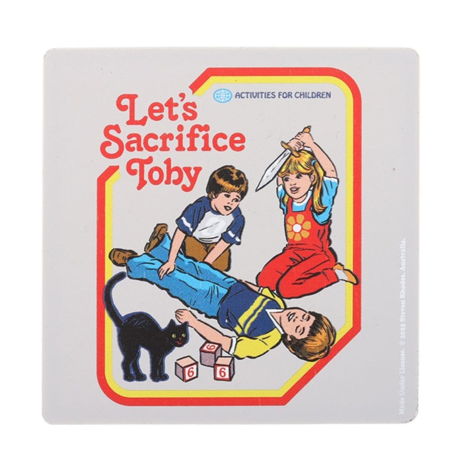 Image of Let's Sacrifice Toby Coaster Fun Dark&hellip;