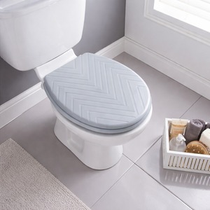 Embossed Chevron MDF Toilet Seat