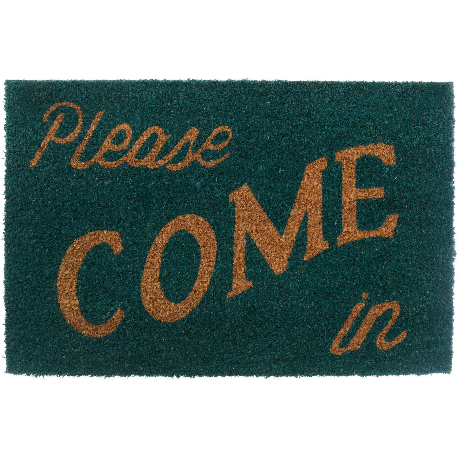 Filta Please Come In Doormat - Green