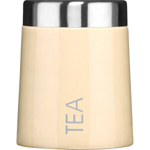 Madison Cream Enamel Tea Canister