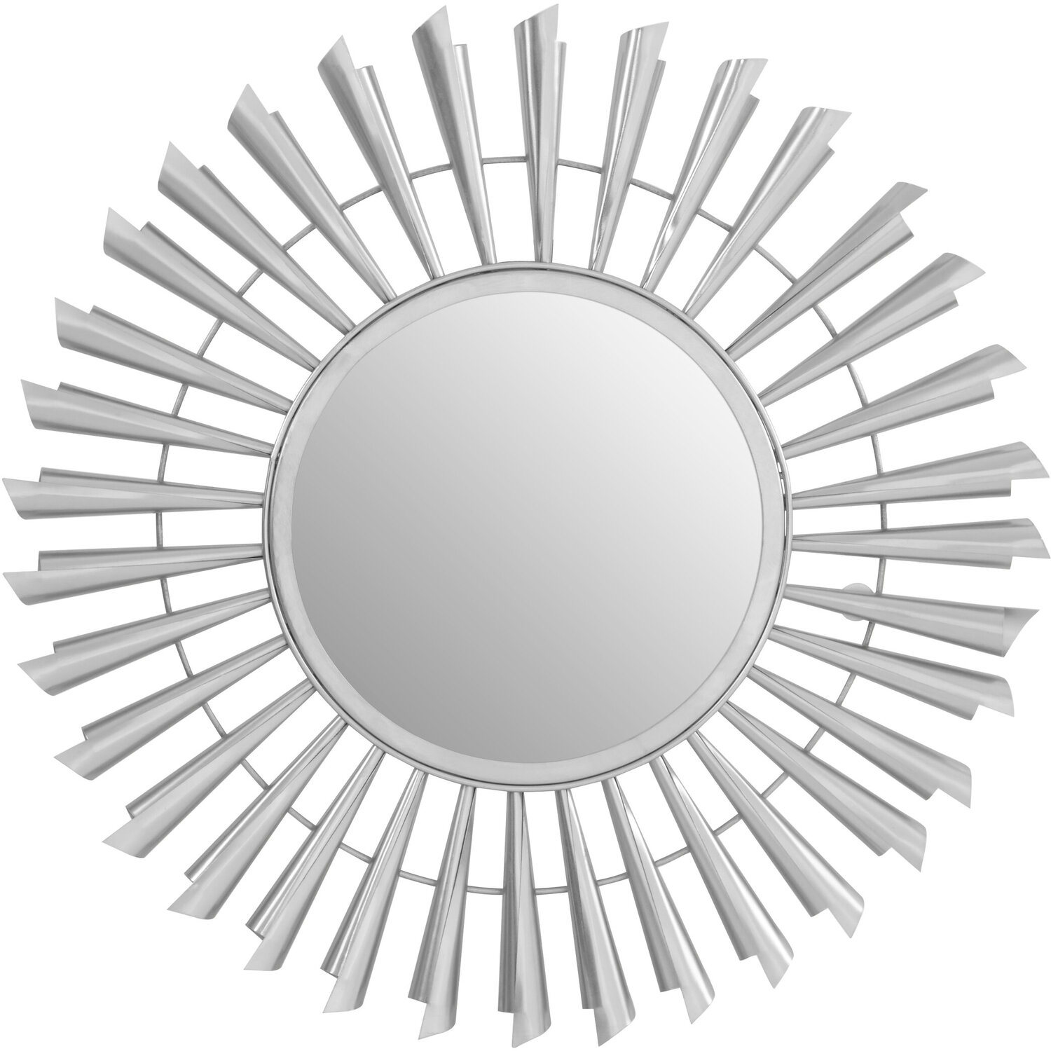 Marseille Ornate Gold Frame Wall Mirror - Silver