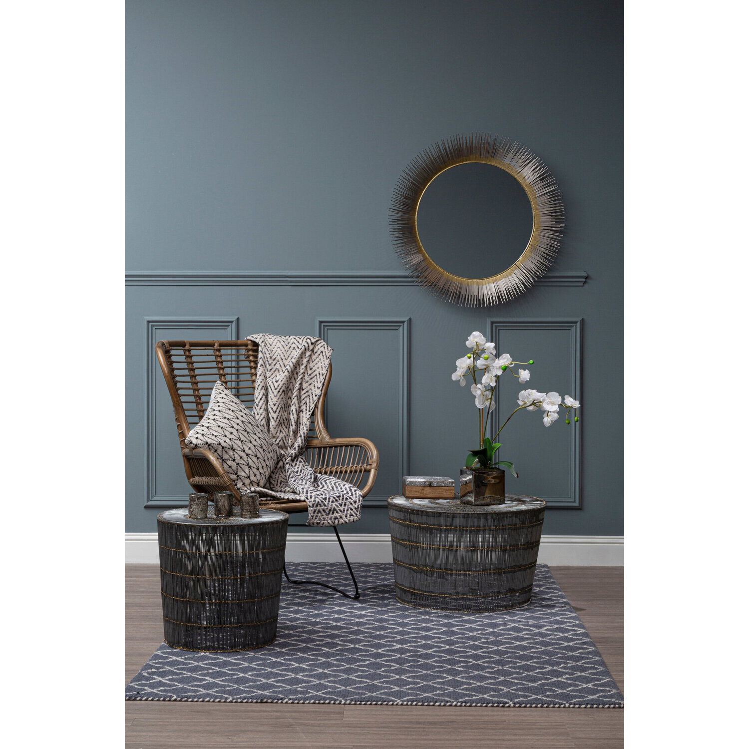 Templar Natural Wireframe Coffee Table - Natural