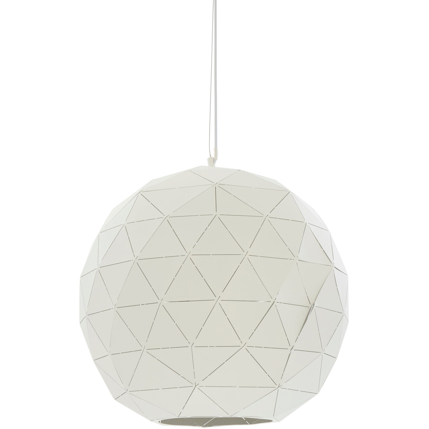 Mateo Medium White Pendant Light - White