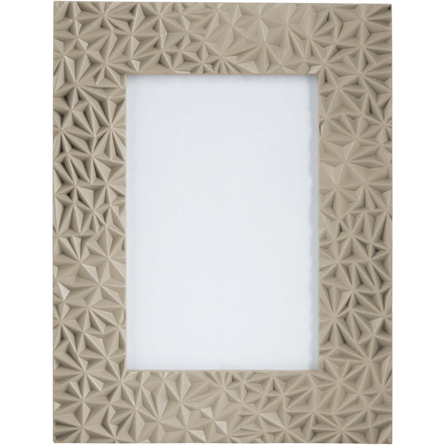 Geo 5In X 7In Grey Photo Frame - Grey