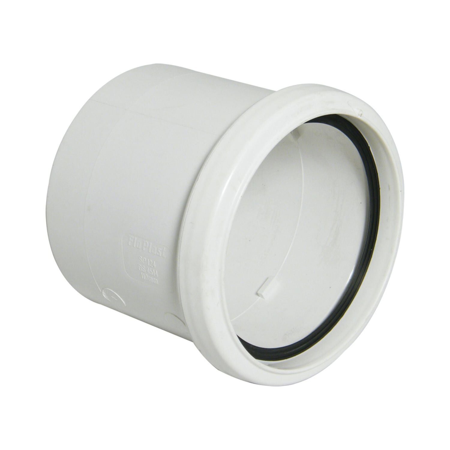 FLOPLAST 110mm Ring Seal Soil Single Socket - White - FREE Next-Day Delivery - Image 5