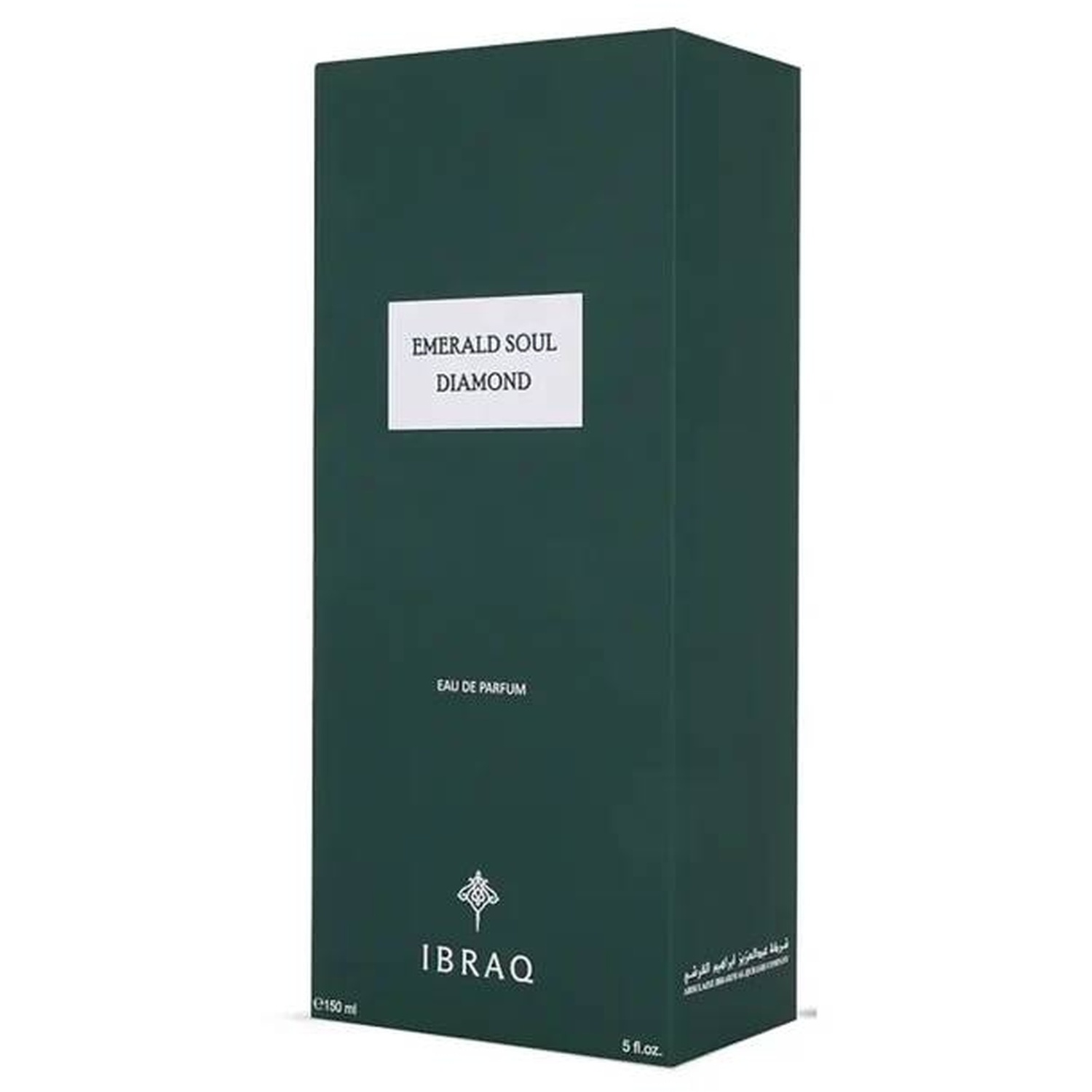 Ibraq Emerald Soul Diamond Eau De Parfum 150Ml Unisex Fragrance - Green