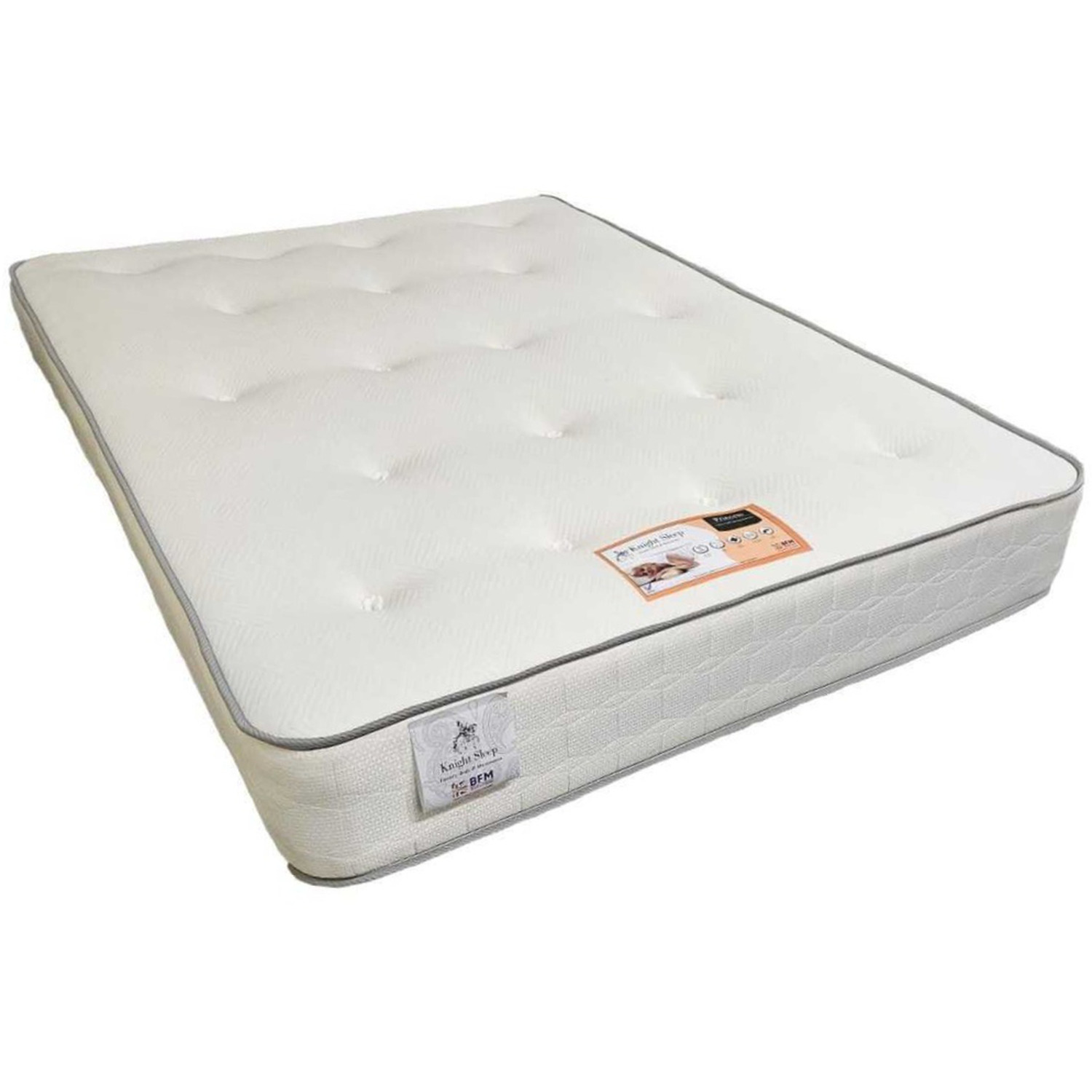 Cubed Plush Bed Set With Mattress And 24 Headboard - Pink Single 2