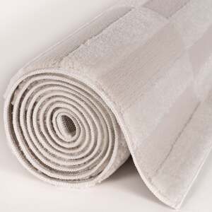 The Rugs Loft Offset Striped Textured Rug Terra 240x340 cm