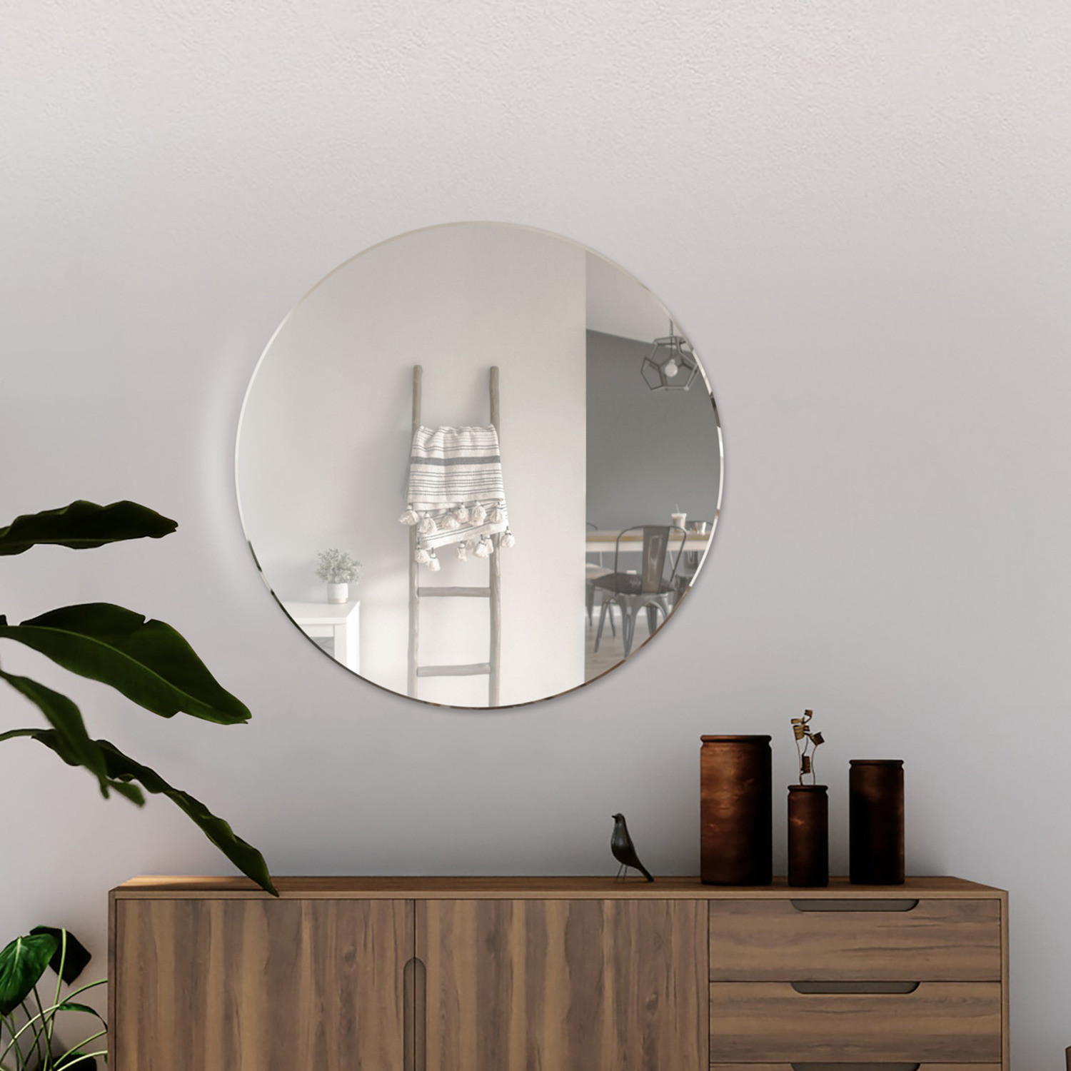 Image of MirrorOutlet All Glass Bevelled Classic Design&hellip;
