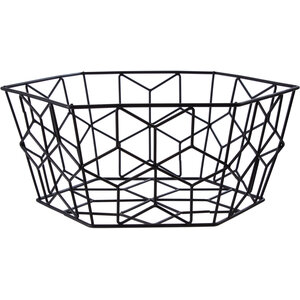 Kaya Chrome Fruit Bowl And Banana Hanger