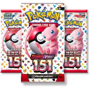151 Mixed Bundle - 1 English 151 Pack + 2 Korean 151 Booster Packs (TCYM Imported)