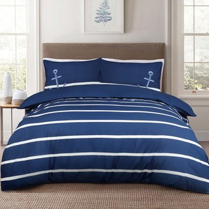 Luxury Sailor Striped Duvet Cover With Pillowcases