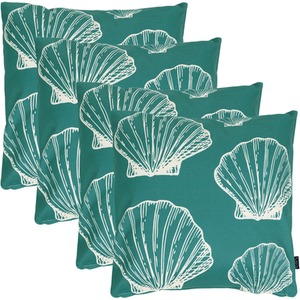 4 Pack Cushion 43x43 Kyoto Fabric, Large Sea Shell